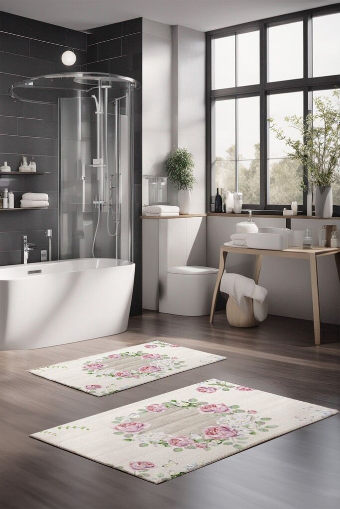 L'essentiel Maison set prostirka za kupatilo CT-5221, šarena