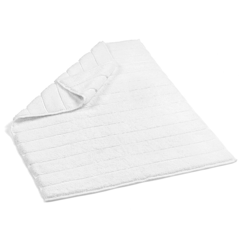 L'essentiel Maison Poldoga za kupatilo Prugasti frotir, 60x90 cm, Bijela