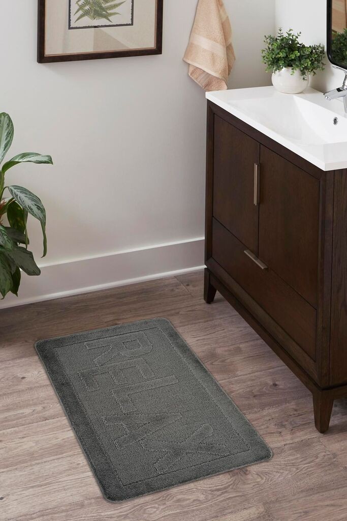 L'essentiel Maison Relax prostirka za kupatilo, 60x100 cm, antracit