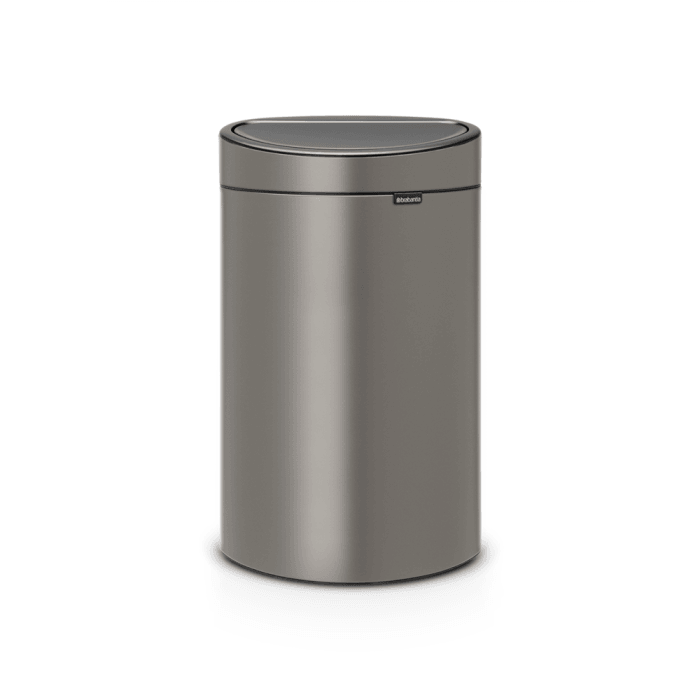 Brabantia Kanta za smeće Touch, 40 L, platinum boje