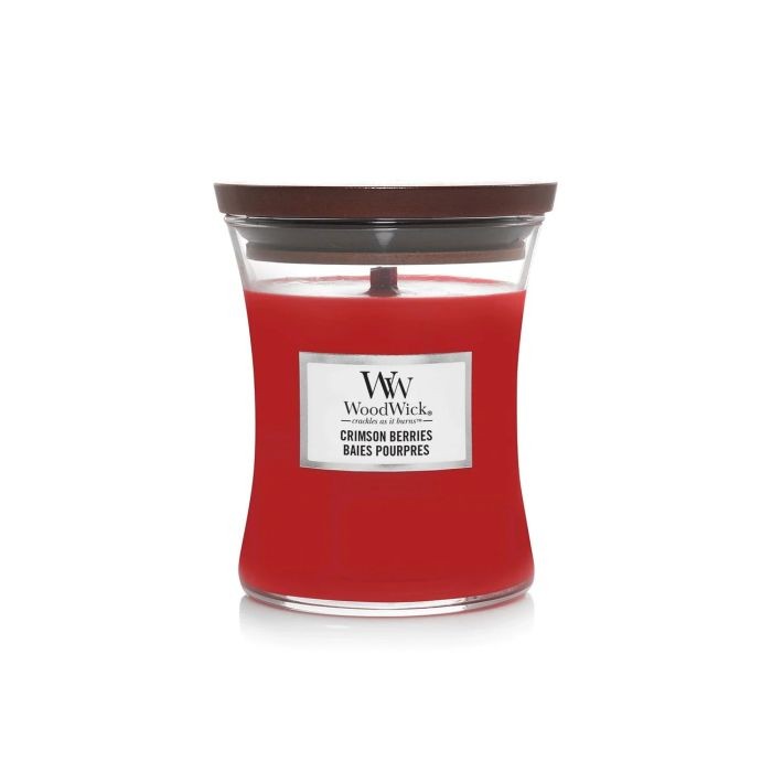 Woodwick Mirisna svijeća Classic Crimson Berries, mala