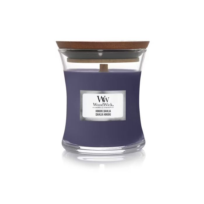 Woodwick Mirisna svijeća Classic Hinoki Dahlia, mala