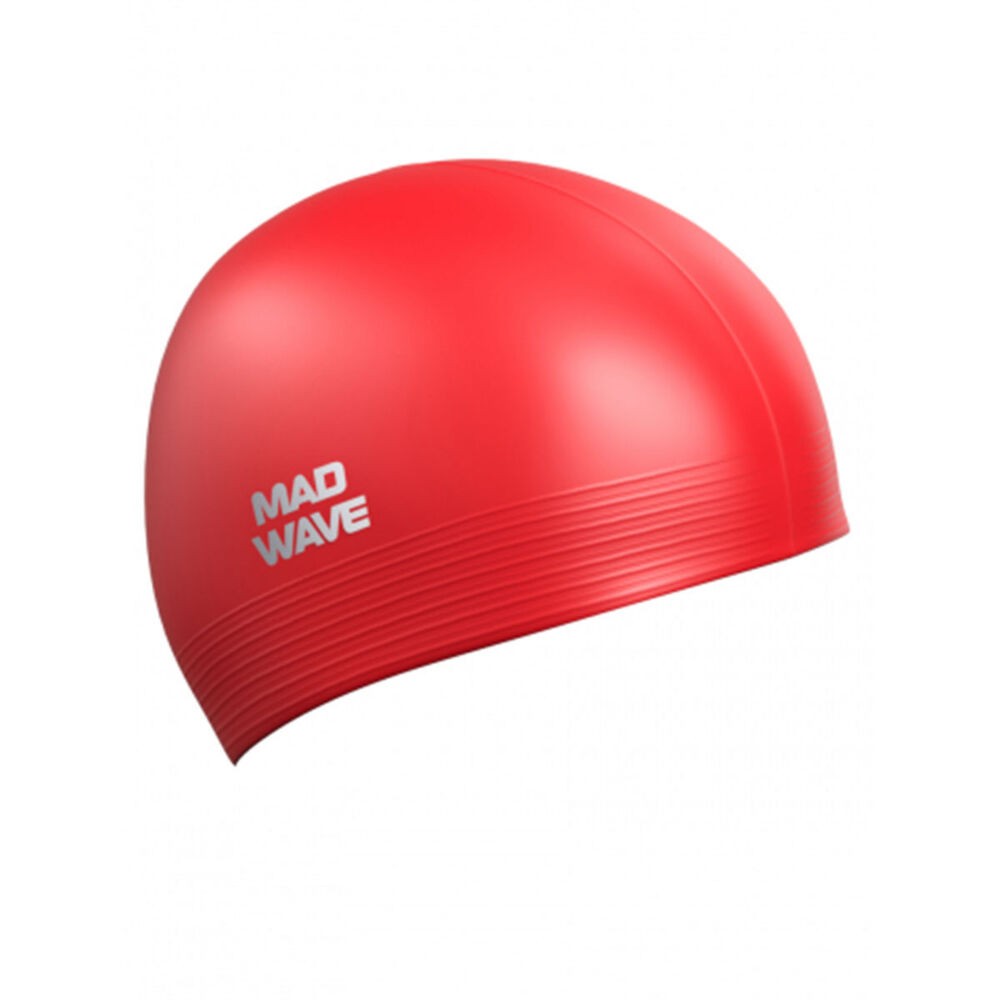 Mad wave Kapa za plivanje latex Solid soft, Crvena