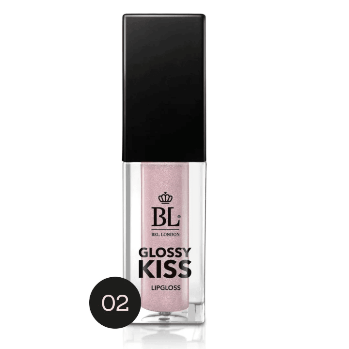 Bel London sjajilo za usne Glossy Kiss 02 Nude sjajilo