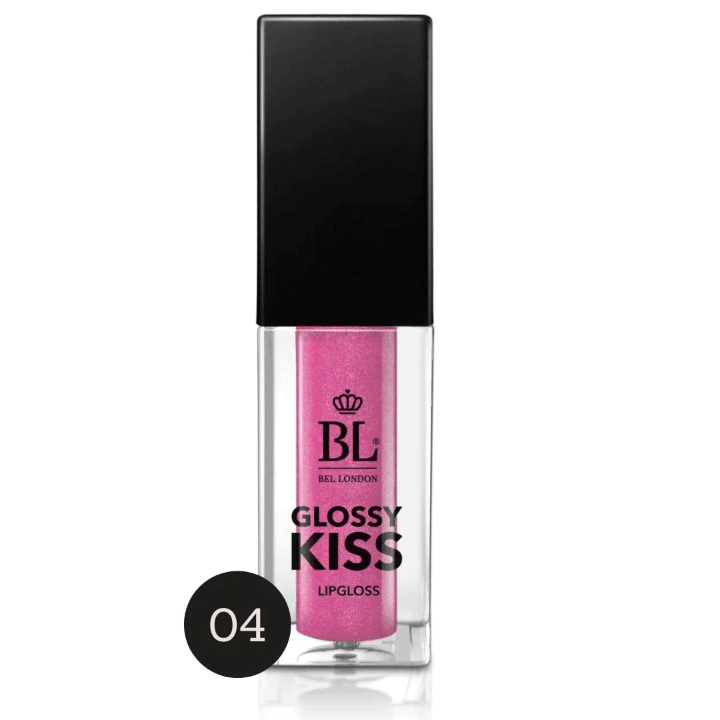 Bel London sjajilo za usne Glossy Kiss 04 Pink Gloss