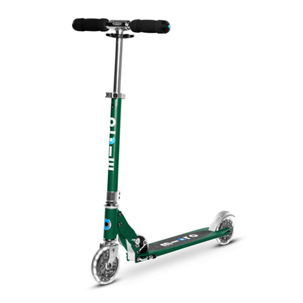 Micro Trotinet Sprite, LED, Zeleni