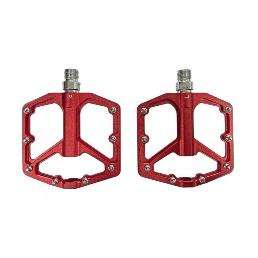 Planet Bike Pedale za biciklo K-203, Aluminijske, Crvene