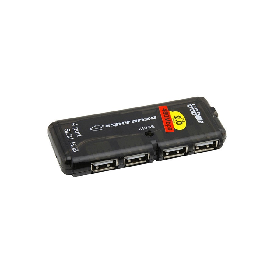 Esperanza USB HUB, Crni