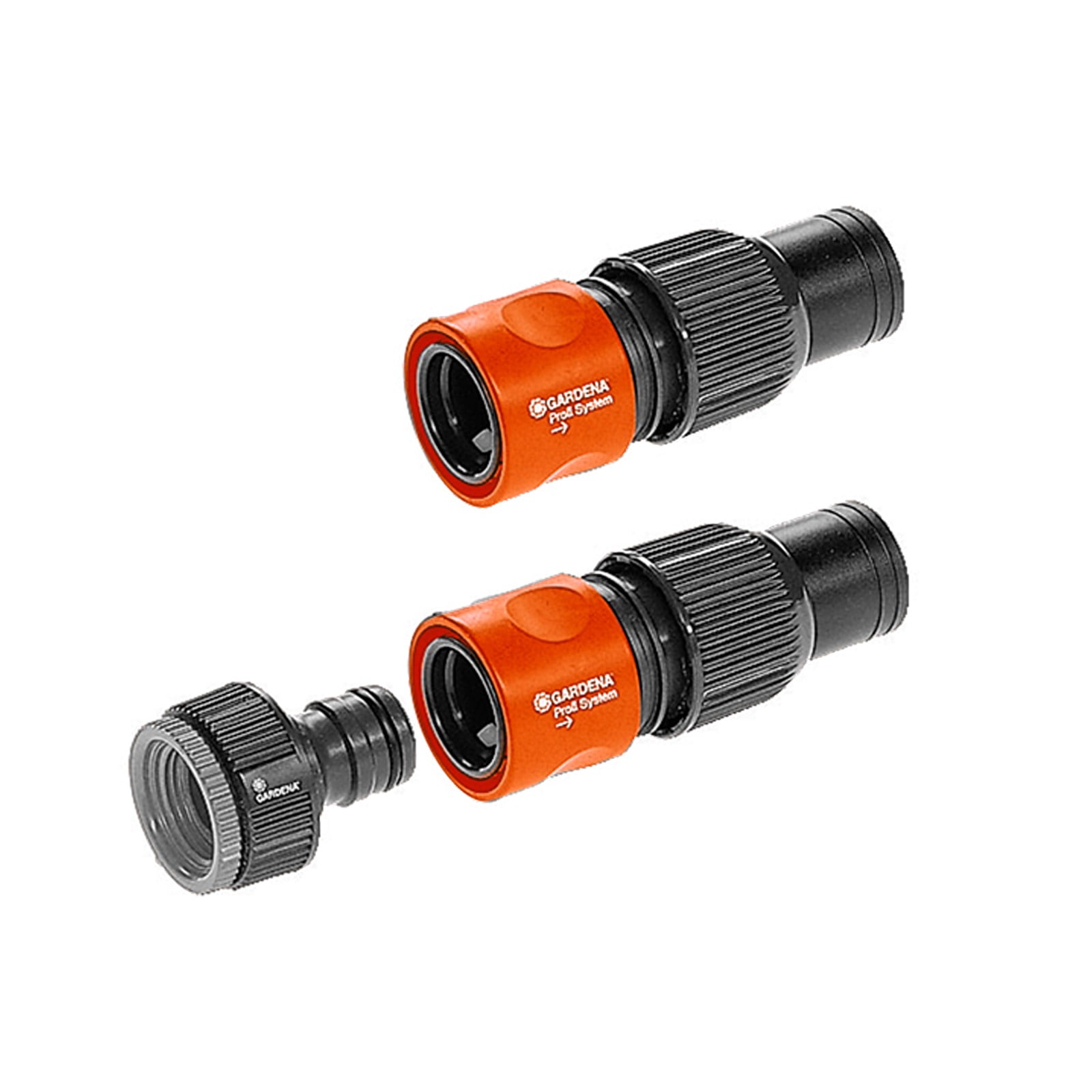 Gardena komplet priključaka spojnica Profi System, Sivi