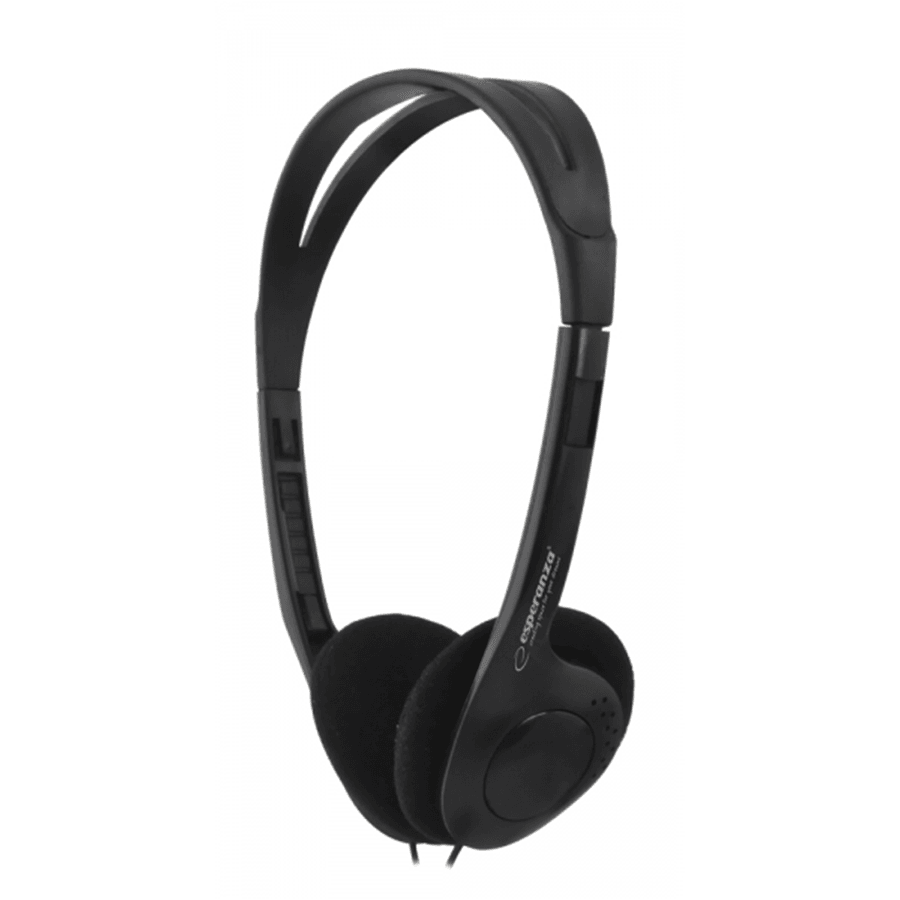 Esperanza Slušalica stereo audio DISCO EH119, Crne