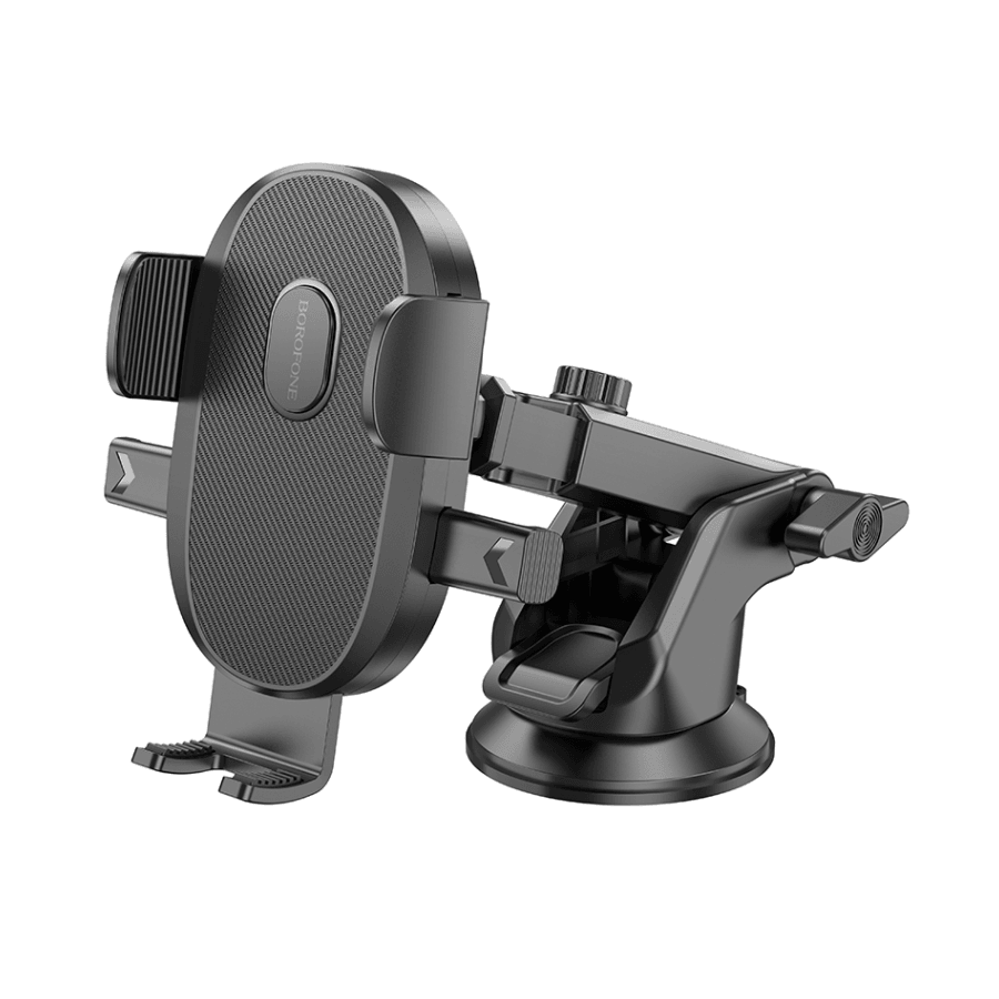 Borofone Univerzalni auto držač nosač za mobitel, Crni