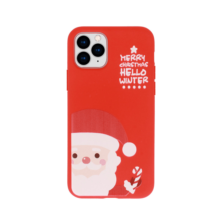 Tel Protect Zaštitna maska  BOŽIĆNA NAVLAKA ZA iPhone 11 PRO, Crvena