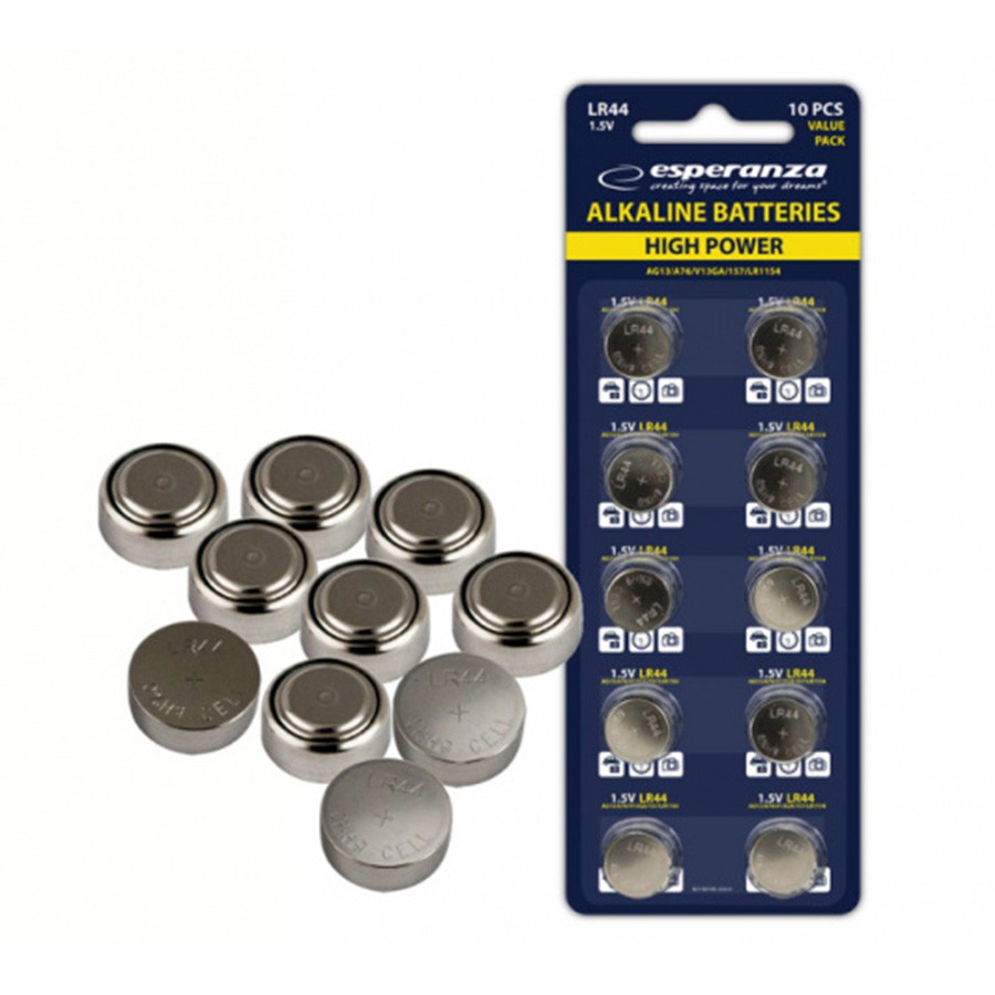 Esperanza Baterije ALKALINE LR44