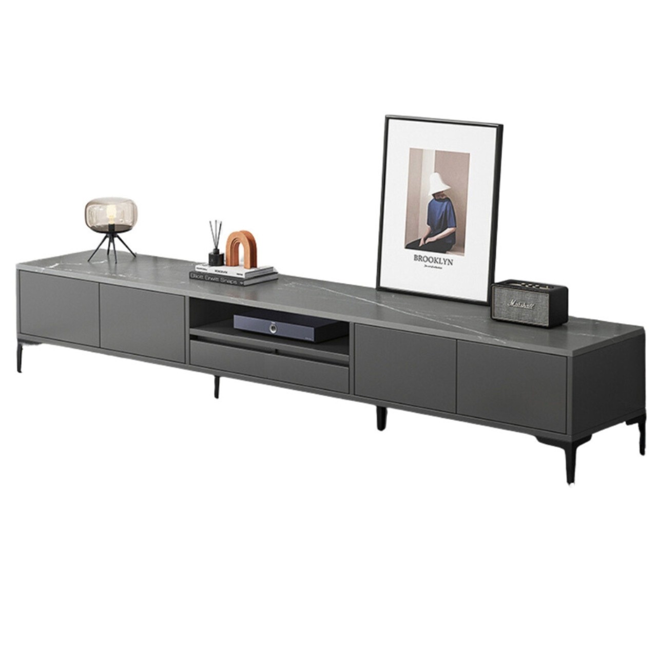 GIGA Galaxy tv komoda stalak dnevni 140 x 46 crna