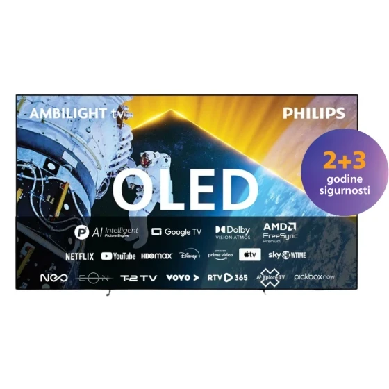 Philips TV LED 85'' 4K/MiniLED/Ambilight/144Hz/VRR/Dolby Vision - 85PML9019/12