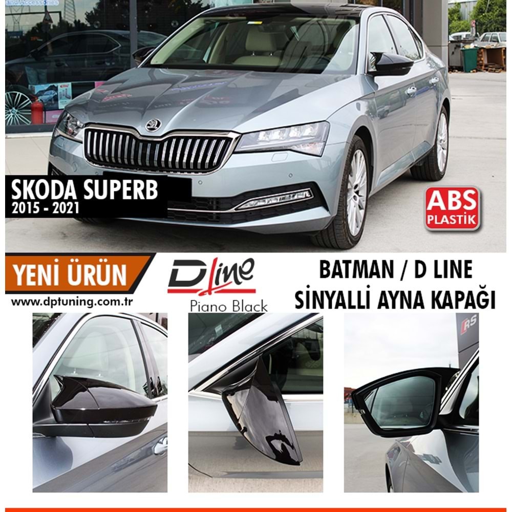 GIGA Škoda Superb poklopci retrovizora Batman 15-21