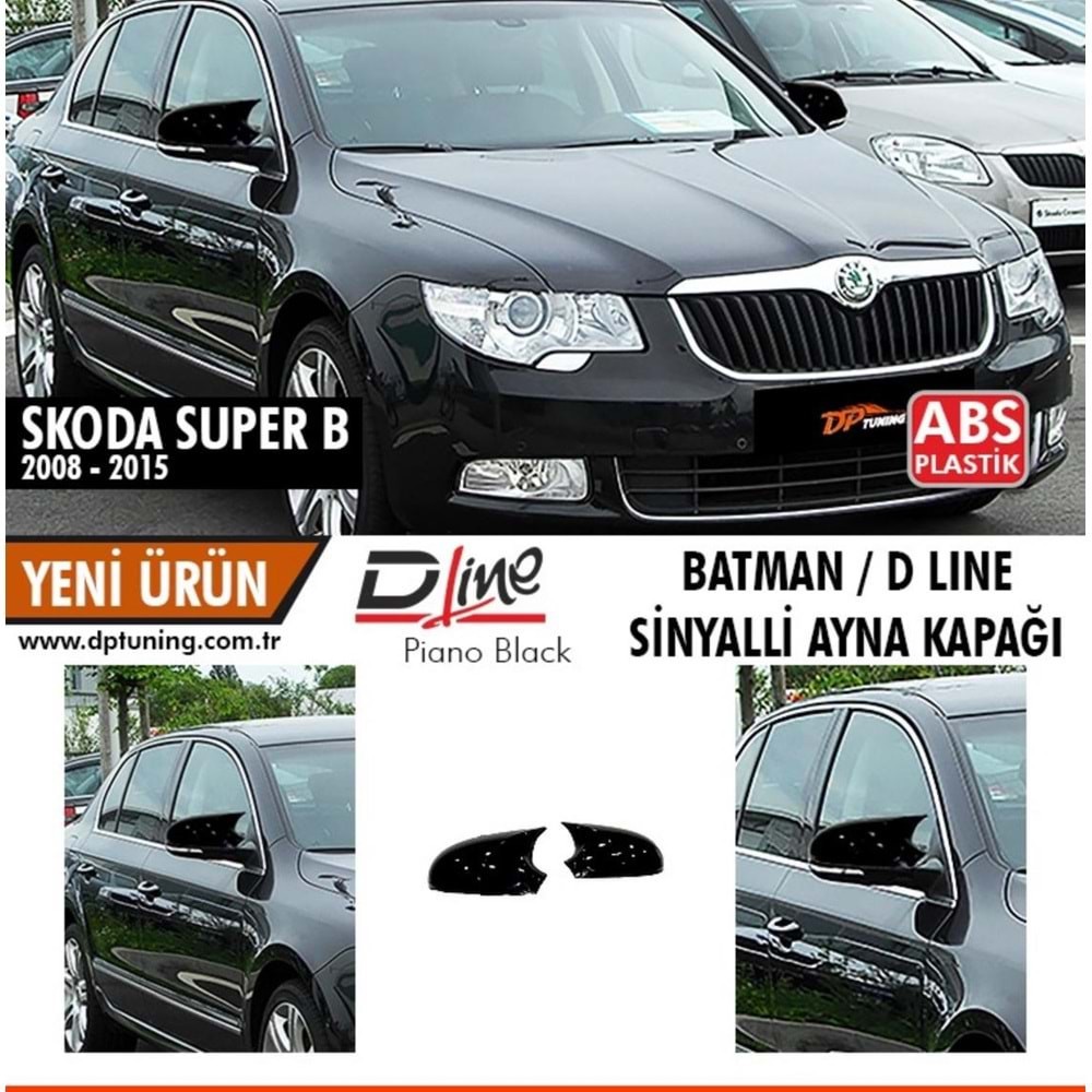 GIGA Škoda Superb poklopci retrovizora Batman 08-15