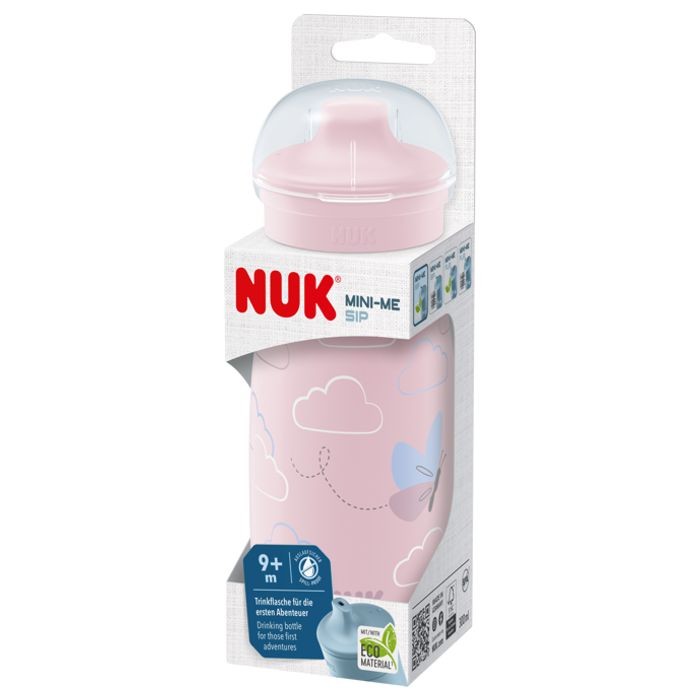 NUK Mini-Me sip boca za piti, 300 ml 9+m, Roze