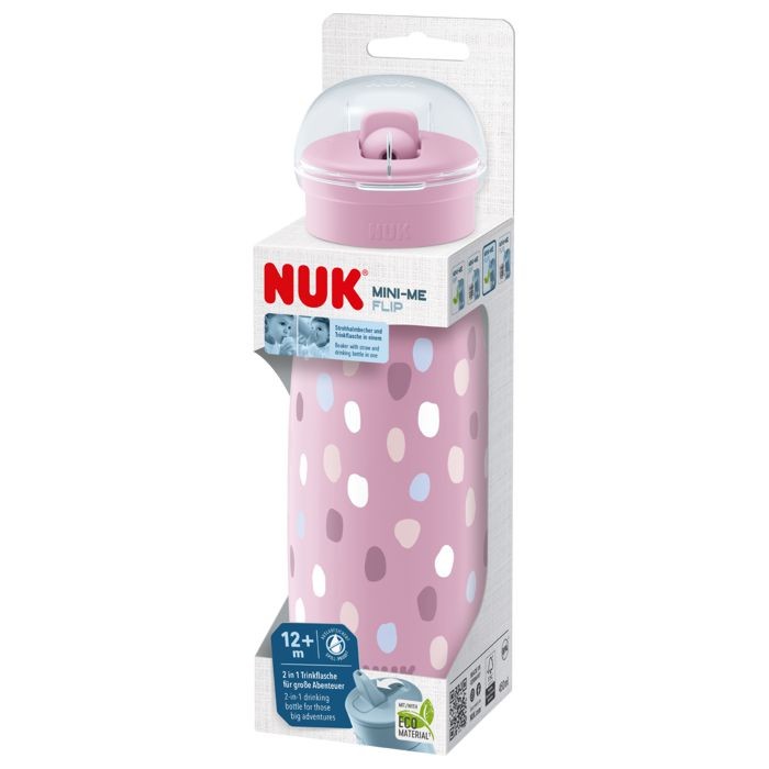 NUK Mini-Me Flip boca za piće 450ml, 12+m, Roze