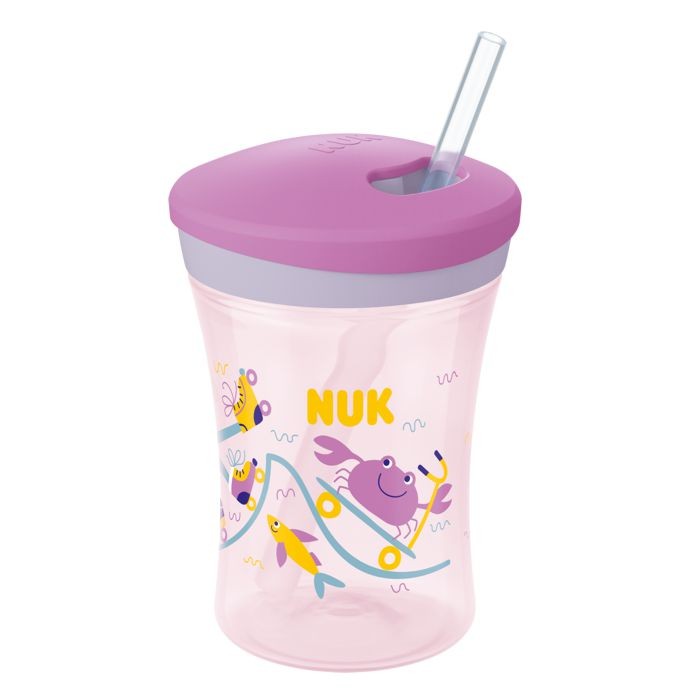 NUK Evolution action cup 12mj+, Ljubičasta
