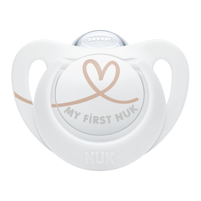 NUK duda Star sa kutijicom 0-6mj My First, Bijela