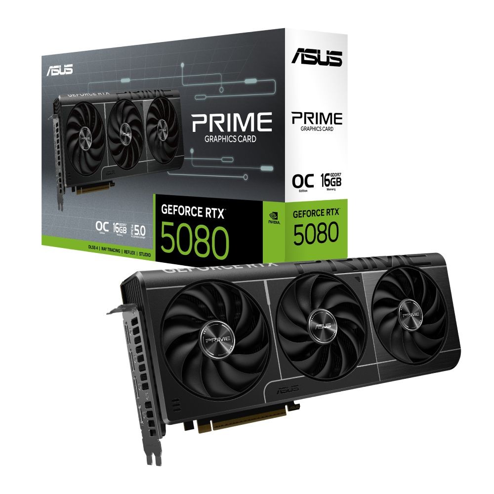 ASUS Grafička kartica GeForce RTX 5080 Prime, 16GB, Crna