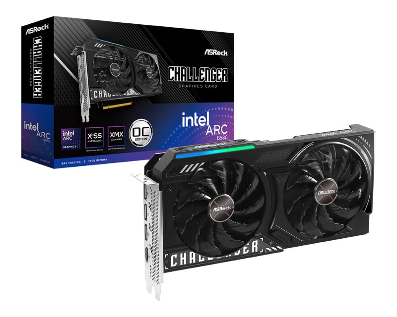 ASRock Grafička kartica Intel Arc B580 Challenger 192-bit GDDR6 12GB OC