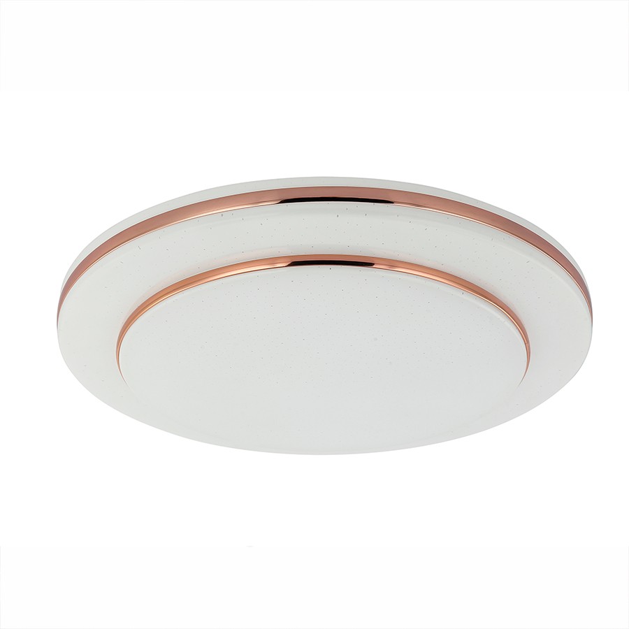 E-light Plafonjera LED Maria, 18W, Bijelo-rose gold