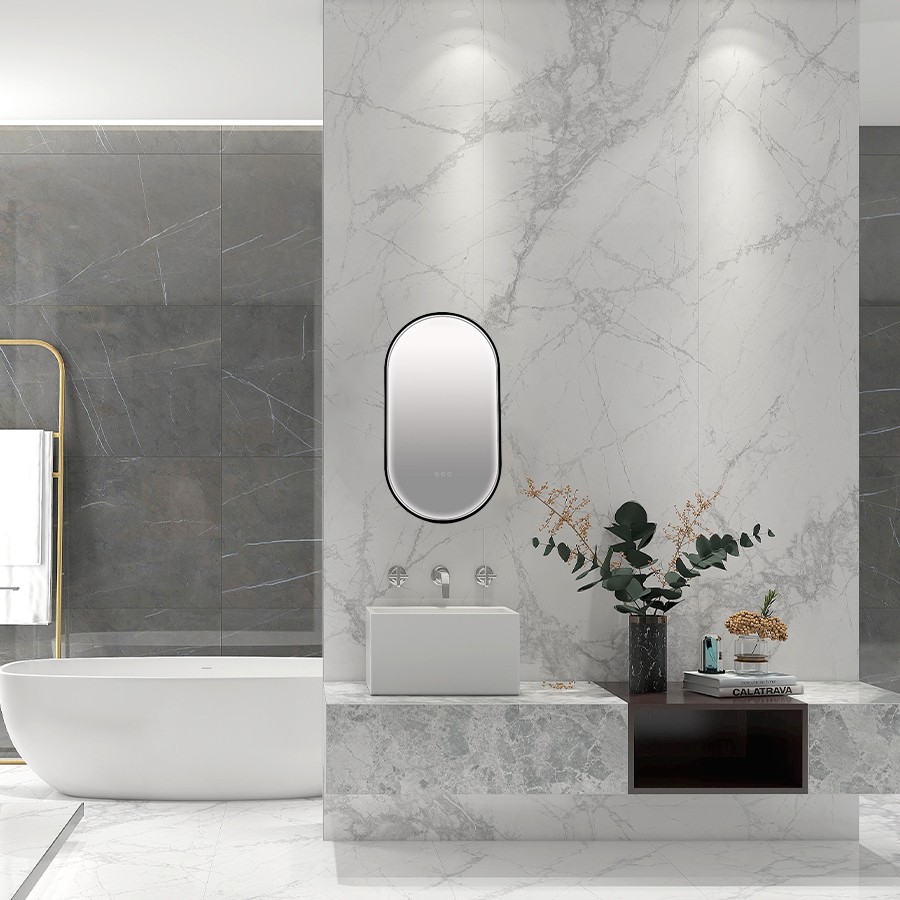 MASS-light Ogledalo LED Fisher ML-24132B, 32W, Crno, Ovalno