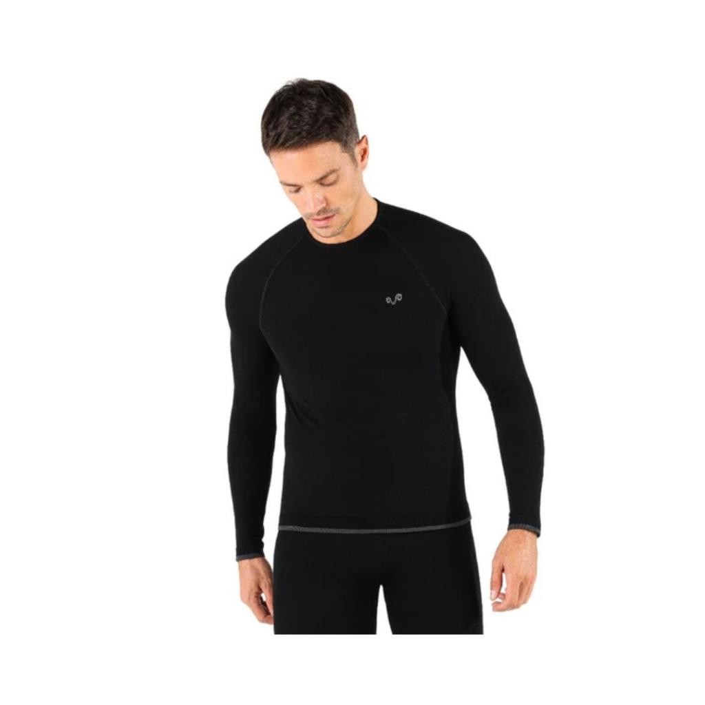 Woolona Muška majica Life, Crna