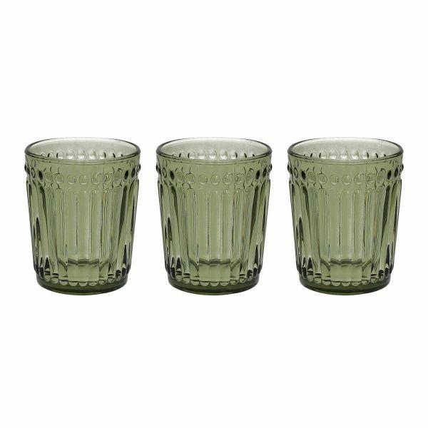 Tognana Set čaša Glass Dorico N3585T45893, 330ml, 3 komada, Zeleni