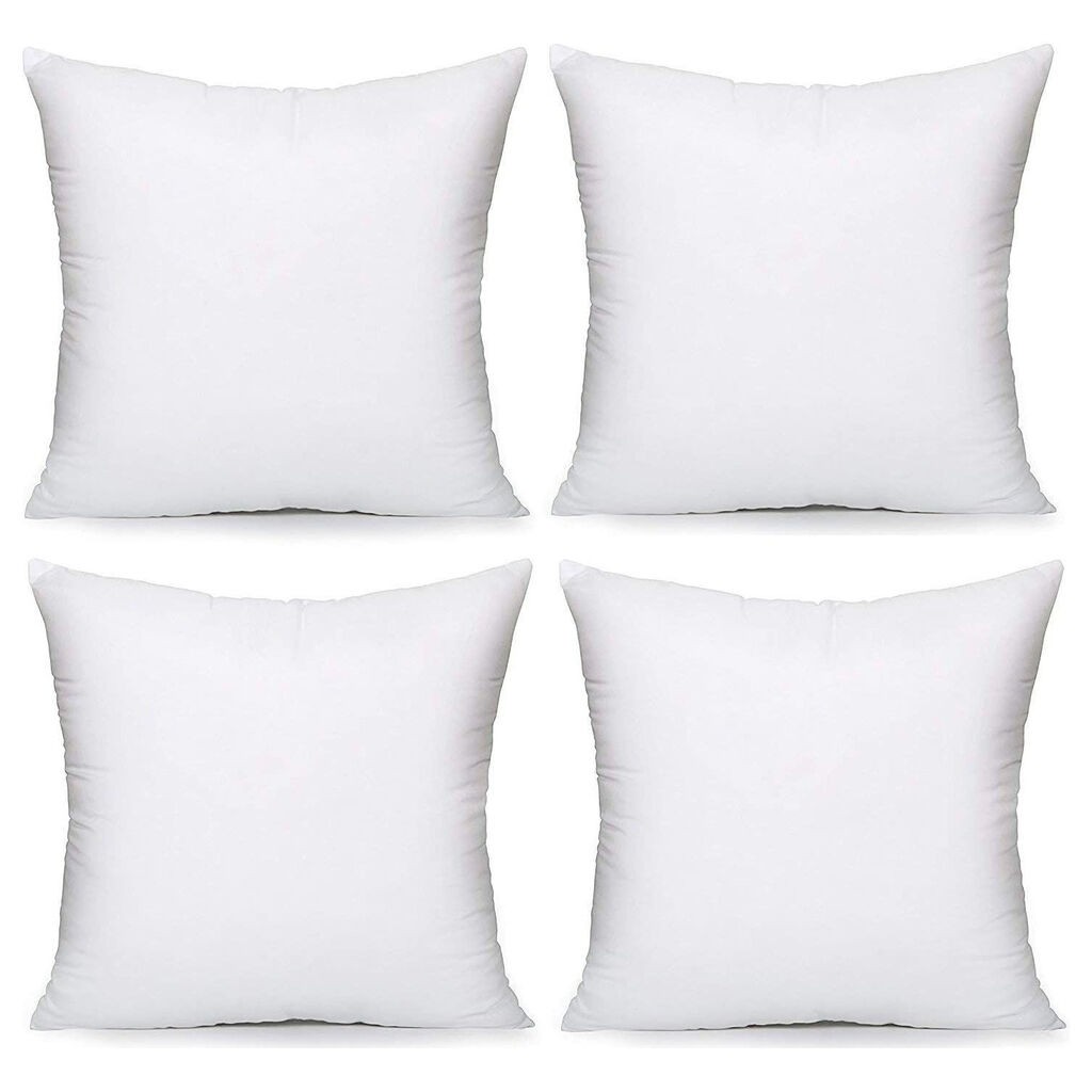 Aberto Design set jastuka Kirlent Ici, 45x45cm, 4 dijela, bijela