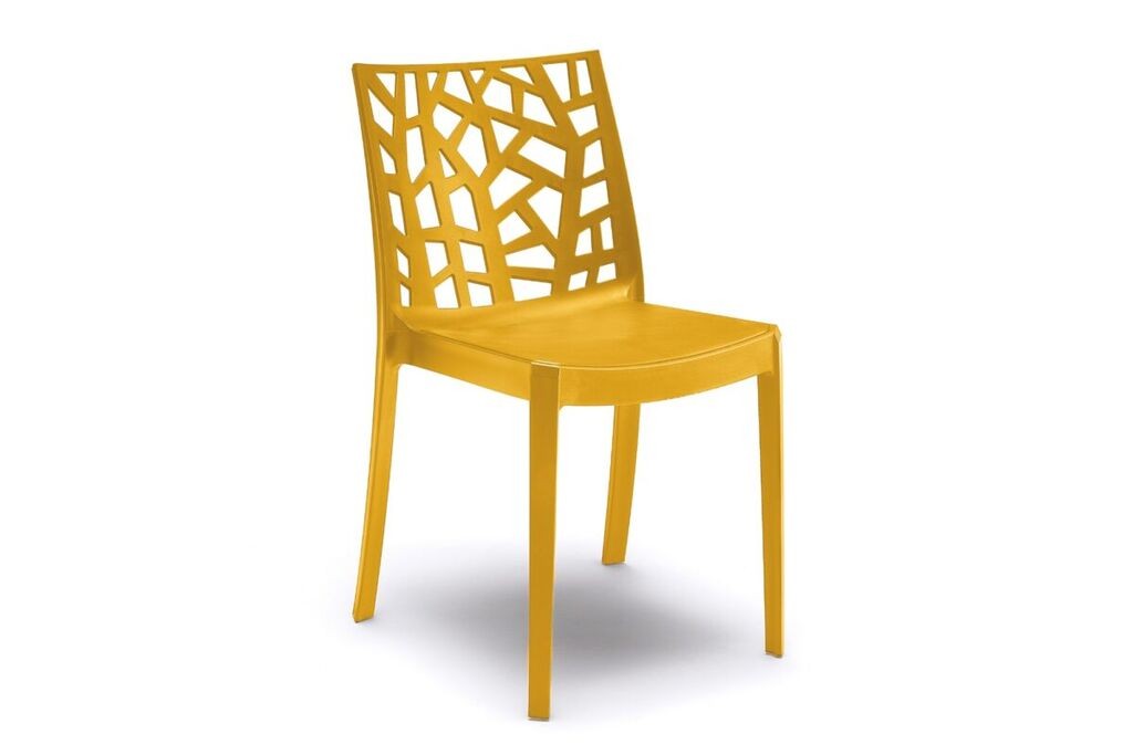 Bica Plastična stolica MATRIX, tamno žuta