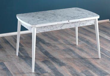 Mymassa Lux Carrara trepezarijski sto bijeli mermer
