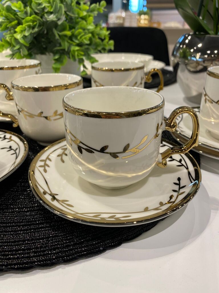 Milleryt Šolje Binnur POR-101549, 6 komada, Bijele