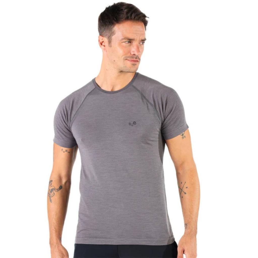 Woolona Muška majica Juno, Siva