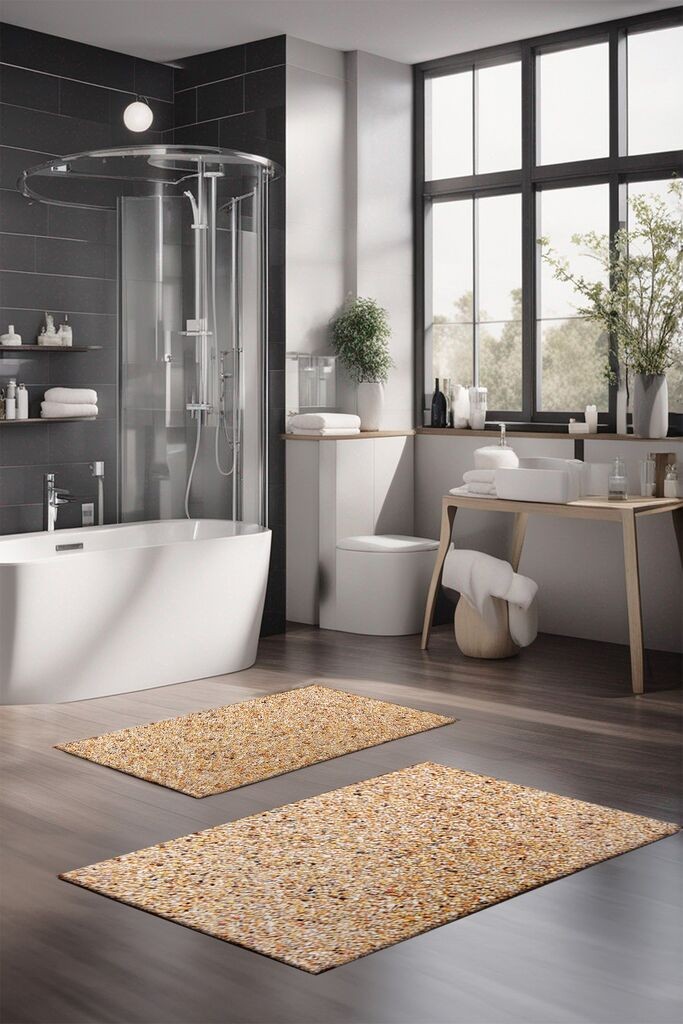 L'essentiel Maison Set prostirki za kupatilo CT-5173, 2 komada, šarene