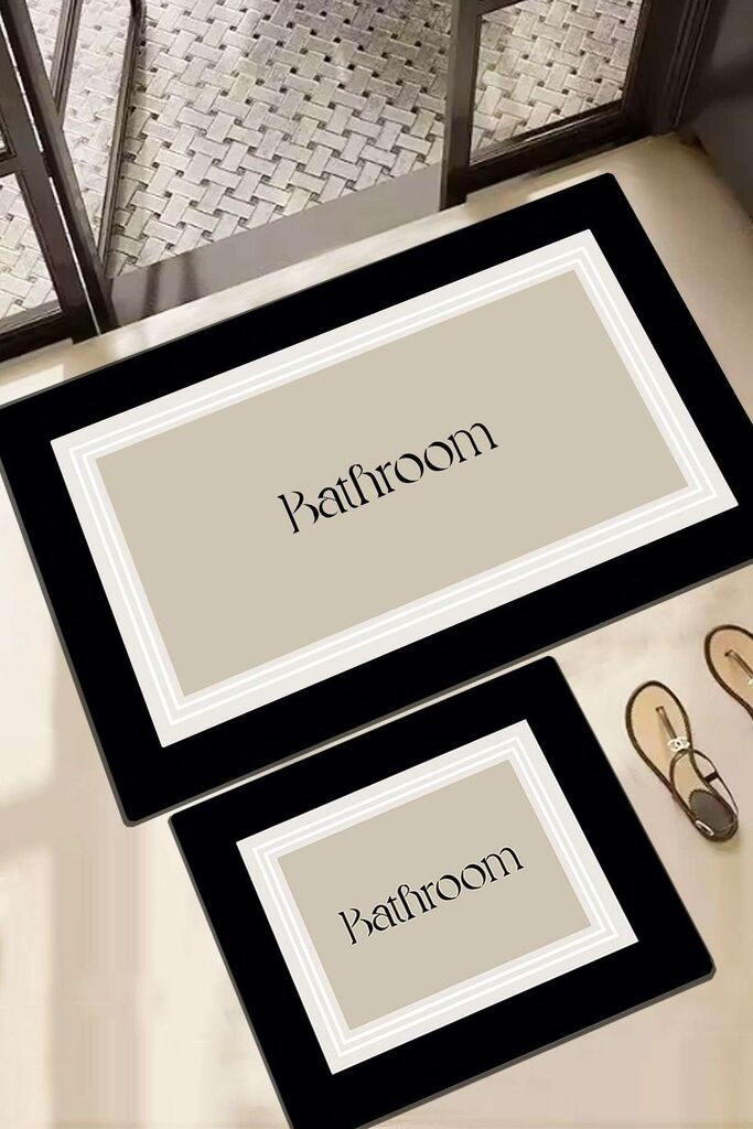 L'essentiel Maison Roose set tepiha za kupatilo, 2 komada, krem