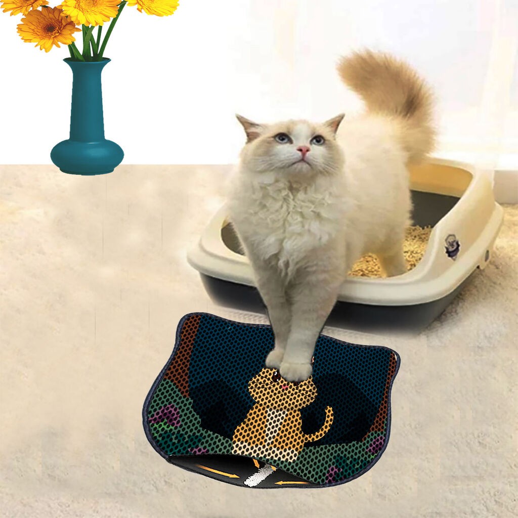 Aberto Design Toaletni prostor za mačke Kdkafa0145, 40 x 50 cm, Šareni