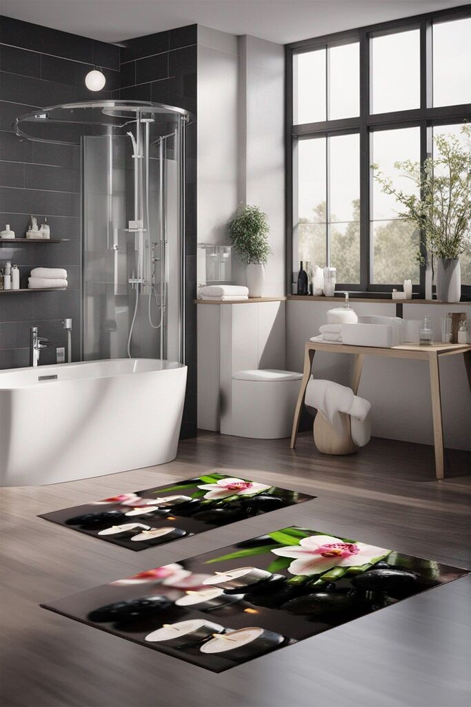 L'essentiel Maison Set tepiha za kupatilo CT-5186, 2 komada, šareni