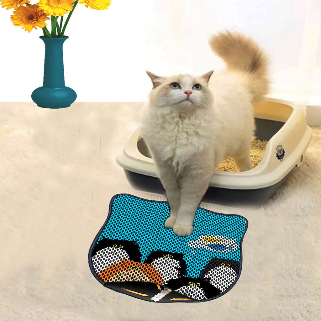 Aberto Design Toaletni prostor za mačke Kdkafa0236, 40 x 50 cm, Tirkizna