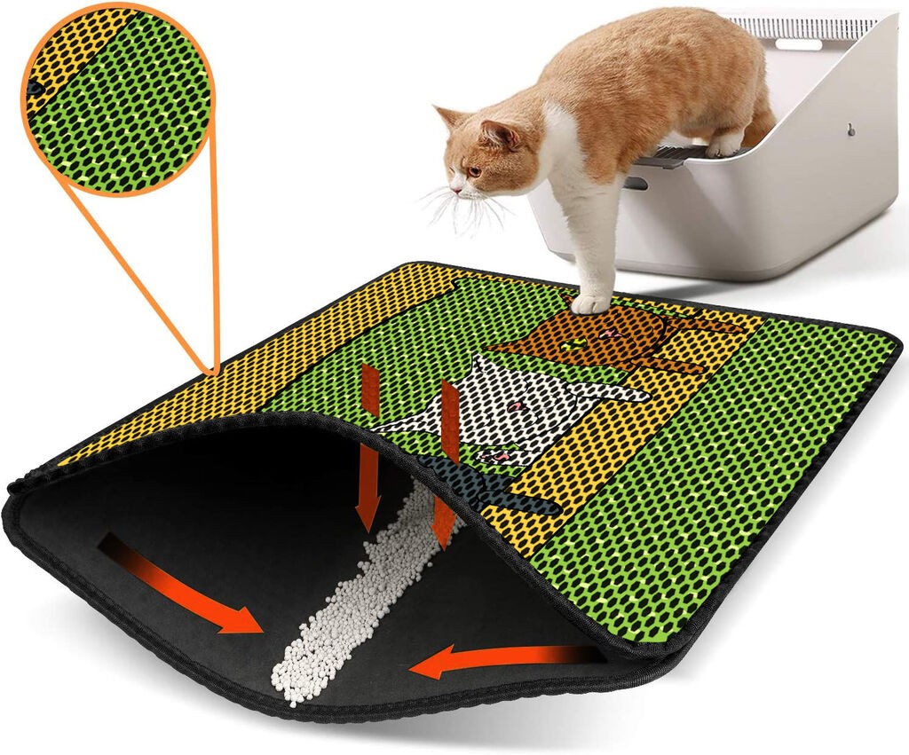 Aberto Design WC pretinac za mačke Nrszn0231, 45 x 60 cm, Zeleni