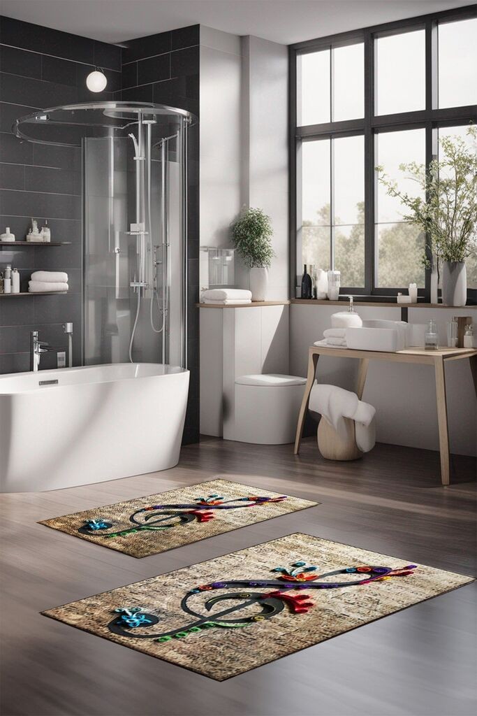 L'essentiel Maison Set prostirki za kupatilo CT-5391-1, 2 komada, šarene