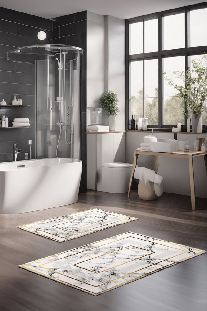 L'essentiel Maison Set tepiha za kupatilo CT-5101, 2 komada, šareni