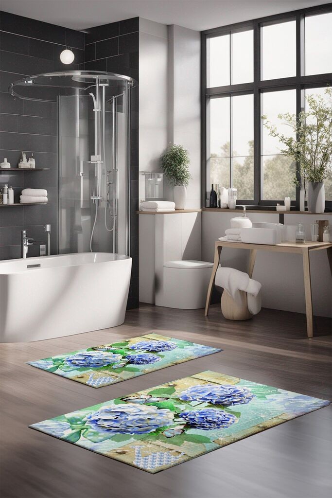 L'essentiel Maison Set tepiha za kupatilo CT-5257, 2 komada, šareni