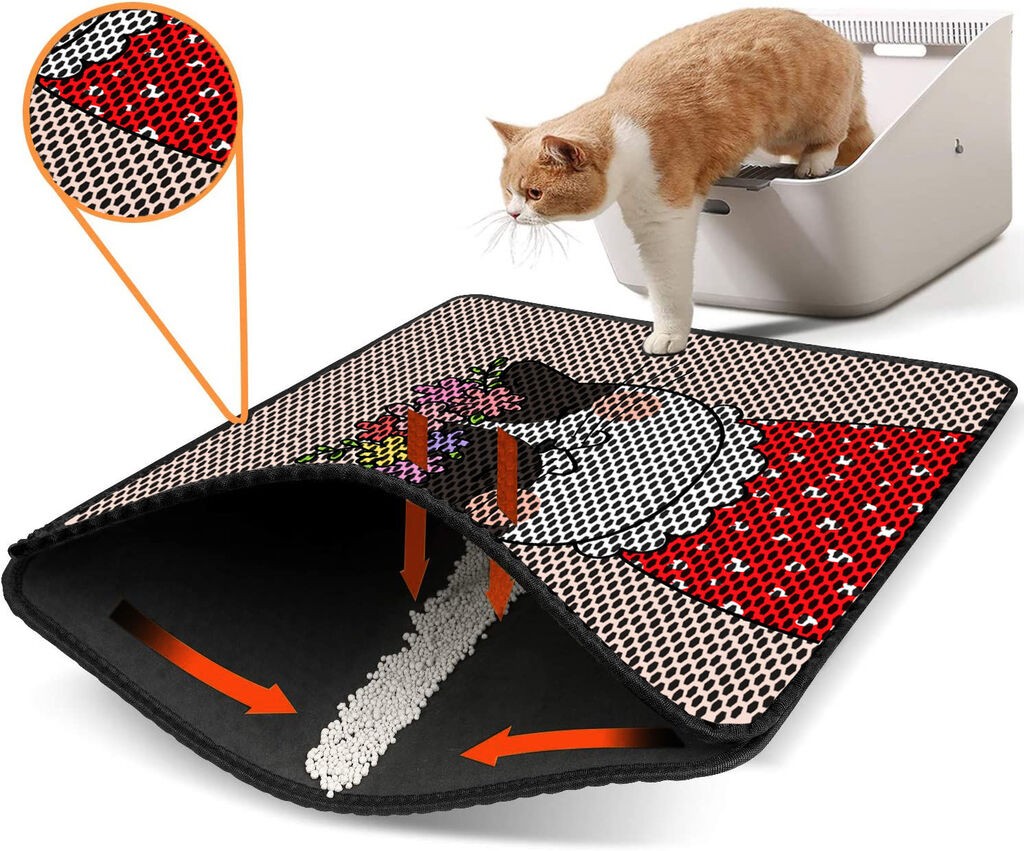 Aberto Design WC pretinac za mačke Nrszn0160, 45 x 60 cm, Šareni