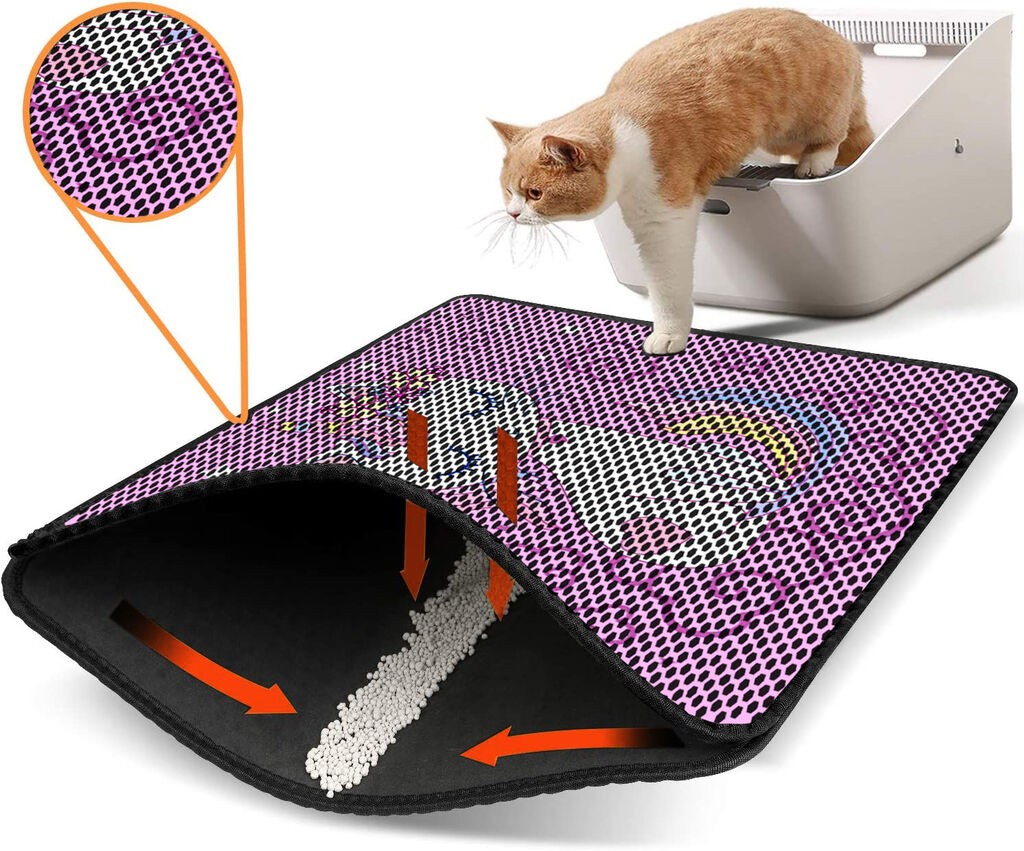 Aberto Design Pretinac za toalet za mačke Nrszn0161, 45 x 60 cm, Roza