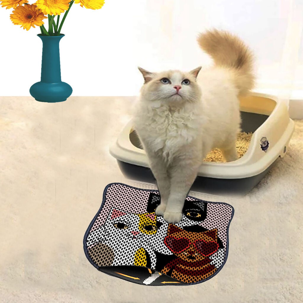 Aberto Design Toaletni prostor za mačke Kdkafa0089, 40 x 50 cm, Šareni