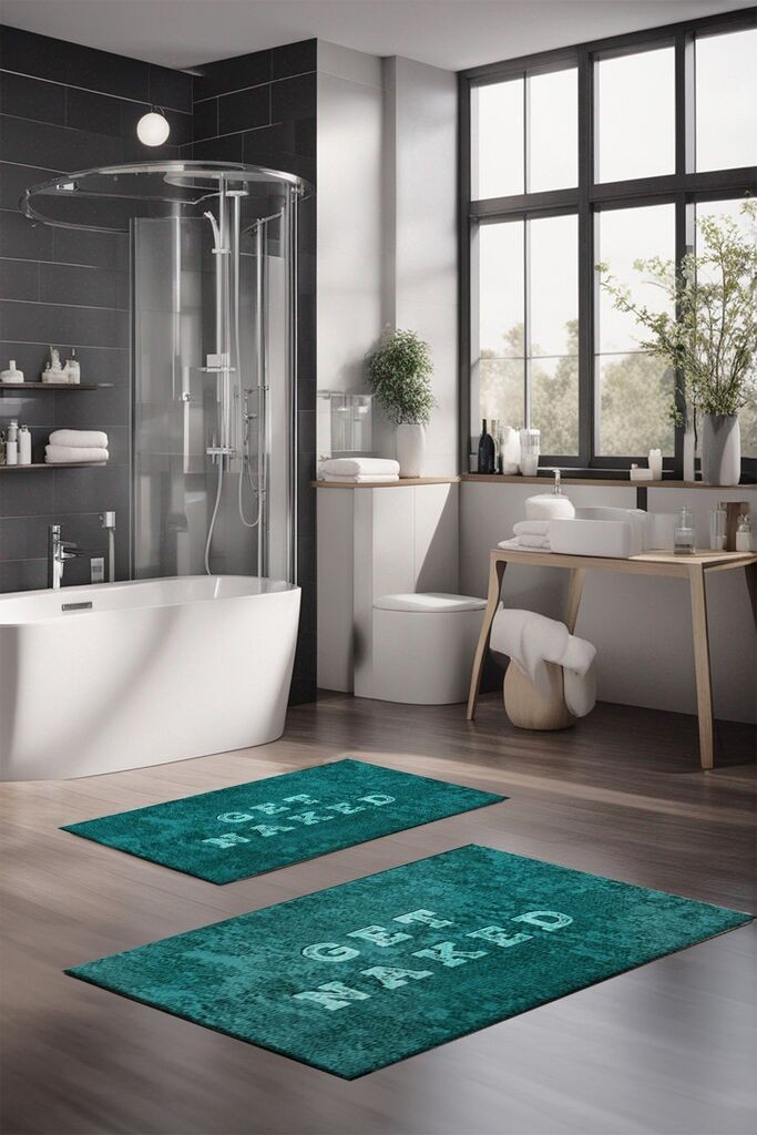 L'essentiel Maison Set tepiha za kupatilo CT-5401, 2 komada, tirkiz