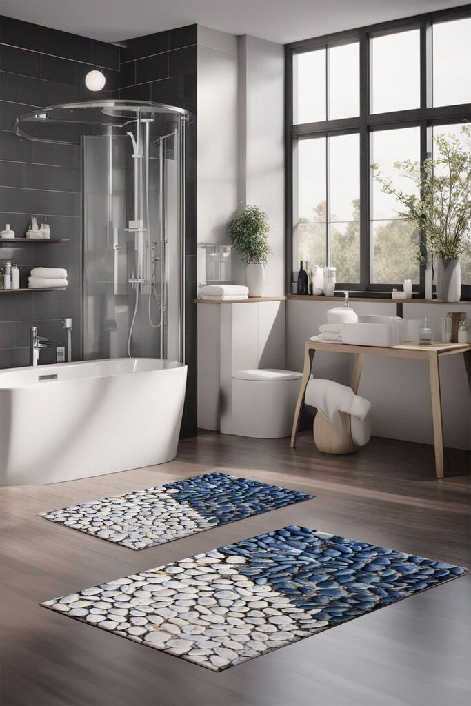 L'essentiel Maison Set prostirki za kupatilo CT-5180, 2 komada, šarene boje